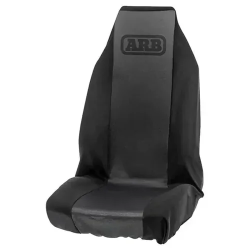 SEAT COVER SLIP ON BLK GRY
