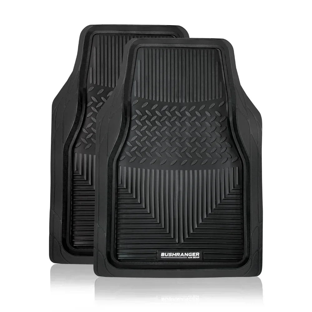 MUD TAMER FLLOOR MATS BLACK FRONT TAILORED