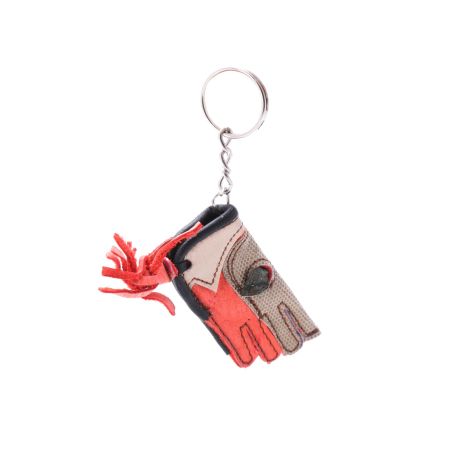 leather gloves key ring