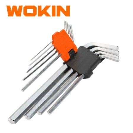 9PCS EXTRA-LONG ARM HEX KEY SET