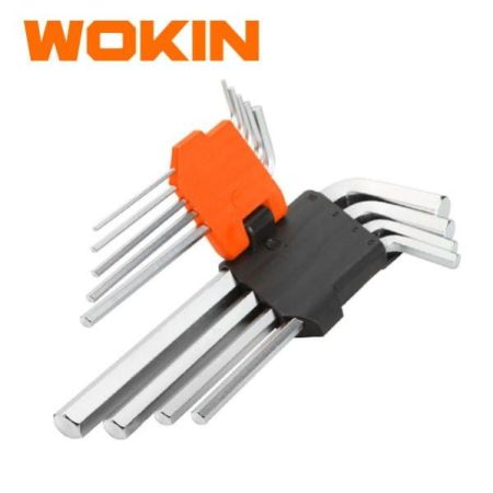 9PCS LONG ARM HEX KEY SET