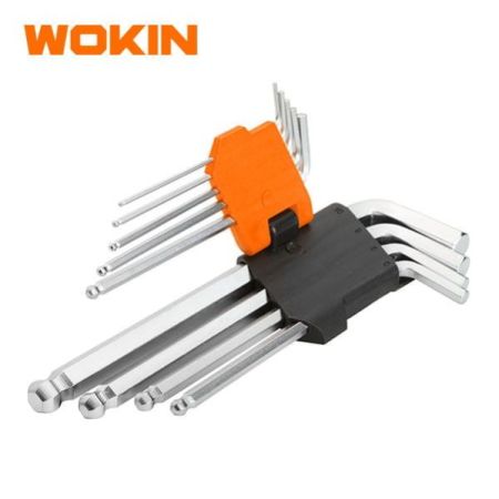 9PCS BALL POINT LONG ARM HEX KEY SET