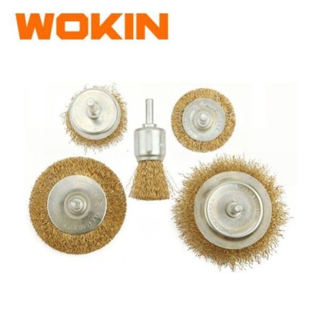 5PCS WIRE BRUSHES SET